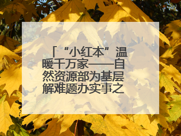 “小红本”温暖千万家——自然资源部为基层解难题办实事之不动产登记篇