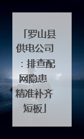 罗山县供电公司：排查配网隐患 精准补齐短板