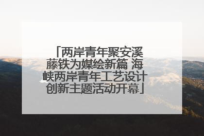 两岸青年聚安溪 藤铁为媒绘新篇 海峡两岸青年工艺设计创新主题活动开幕