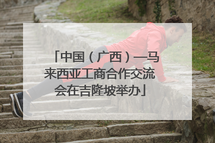 中国（广西）—马来西亚工商合作交流会在吉隆坡举办
