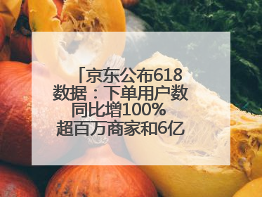 京东公布618数据：下单用户数同比增100% 超百万商家和6亿消费者受益AI