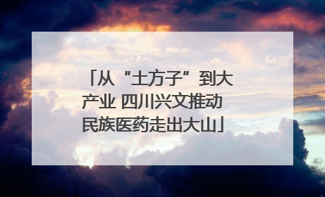 从“土方子”到大产业 四川兴文推动民族医药走出大山