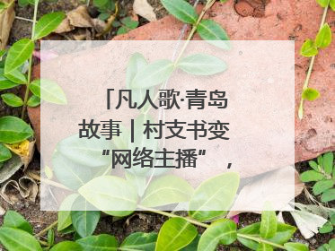 凡人歌·青岛故事｜村支书变“网络主播”，帮全村带货
