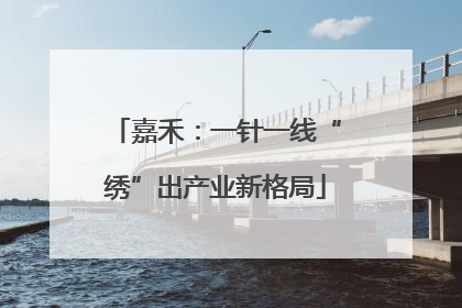 嘉禾：一针一线“绣”出产业新格局