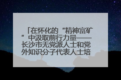 在怀化的“精神富矿”中汲取前行力量——长沙市无党派人士和党外知识分子代表人士培训班在怀化圆满举办