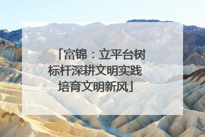 富锦：立平台树标杆深耕文明实践培育文明新风