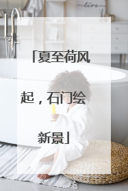 夏至荷风起，石门绘新景