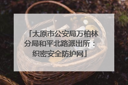 太原市公安局万柏林分局和平北路派出所：织密安全防护网