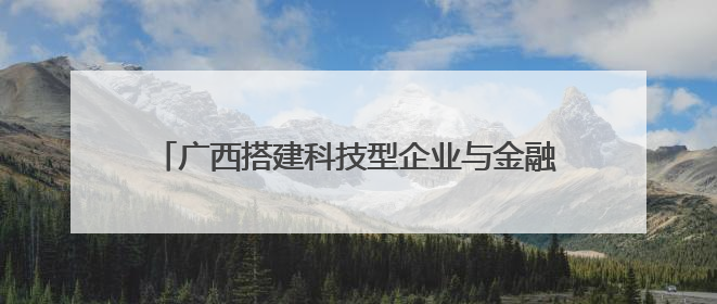 广西搭建科技型企业与金融对接平台 共育新质生产力