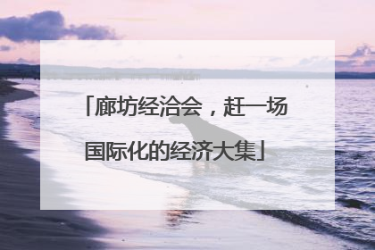 廊坊经洽会，赶一场国际化的经济大集