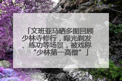 文班亚马晒多图回顾少林寺修行，曝光剃发、练功等场景，被戏称“少林第一高僧”