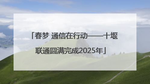 春梦 通信在行动——十堰联通圆满完成2025年