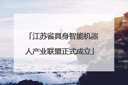 江苏省具身智能机器人产业联盟正式成立