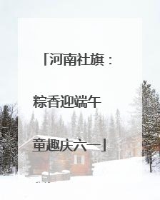 河南社旗：粽香迎端午 童趣庆六一