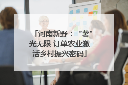 河南新野：“薯”光无限 订单农业激活乡村振兴密码