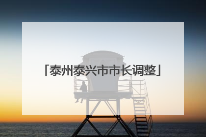 泰州泰兴市市长调整