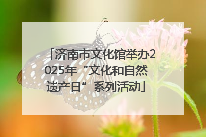 济南市文化馆举办2025年“文化和自然遗产日”系列活动