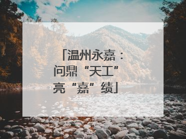 温州永嘉：问鼎“天工”亮“嘉”绩