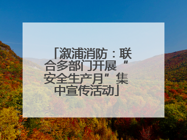 溆浦消防：联合多部门开展“安全生产月”集中宣传活动