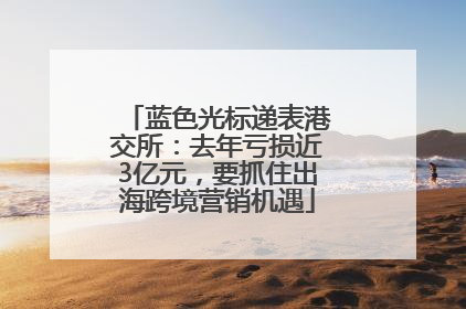蓝色光标递表港交所：去年亏损近3亿元，要抓住出海跨境营销机遇