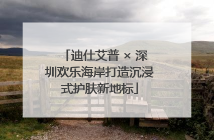 迪仕艾普 × 深圳欢乐海岸打造沉浸式护肤新地标