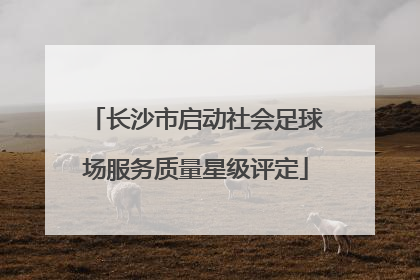 长沙市启动社会足球场服务质量星级评定
