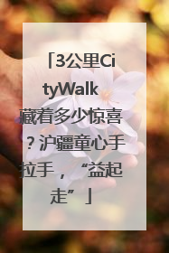 3公里CityWalk藏着多少惊喜？沪疆童心手拉手，“益起走”