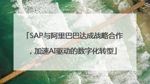 SAP与阿里巴巴达成战略合作，加速AI驱动的数字化转型